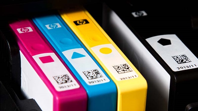 tinteiros de impressora HP avariada