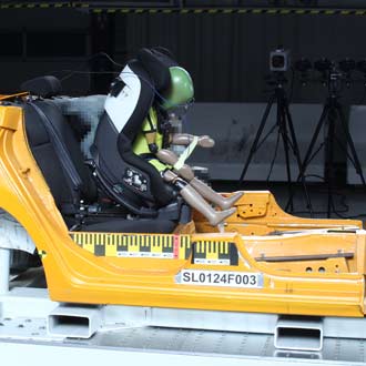 Cadeira de criança perigosa - testes