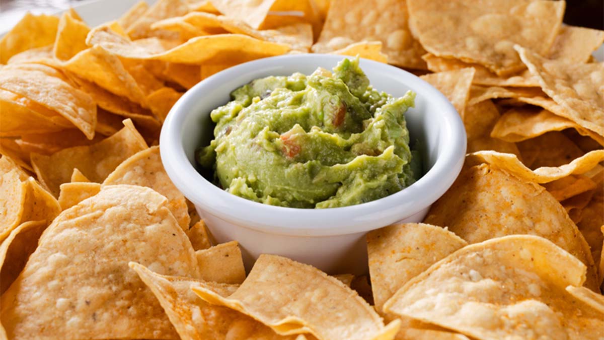 guacamole e nachos