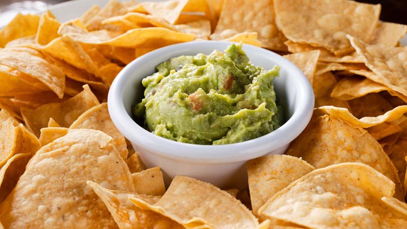 guacamole e nachos