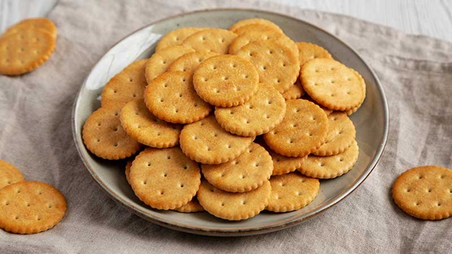 Bolachas de água e sal