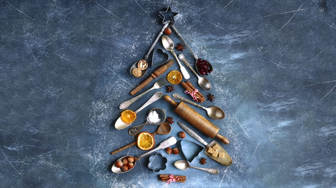 prato de bacalhau de natal