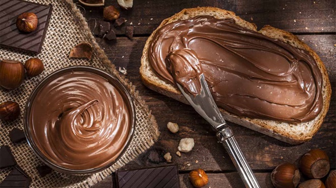 creme de avelã e chocolate