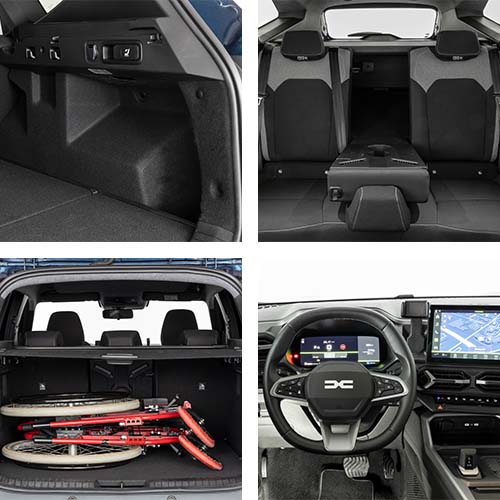 Conforto, funcionalidade, muito espaço e tudo digital no Dacia Bigster.