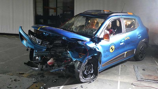 teste de segurança dacia spring