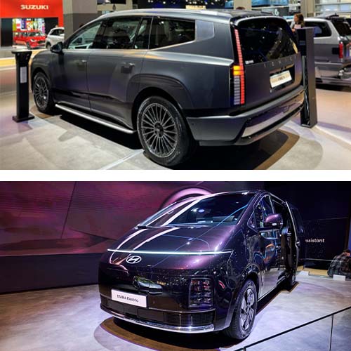 Hyundai Ioniq 9 e Hyundai Staria Electric: tudo é grande nestas propostas.