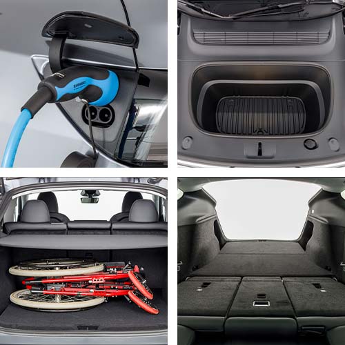 Arrumação não falta. Encosto do banco traseiro rebatível em três partes.