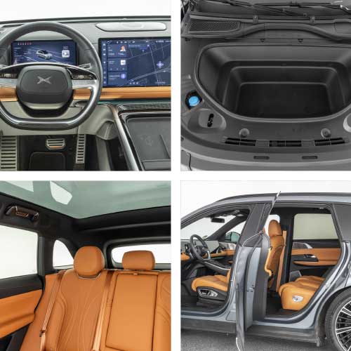 SUV elétrico chinês com muito espaço e arrumação, mas pouca visibilidade atrás.
