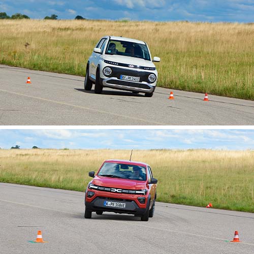 Nem todos superam com sucesso o desvio de obstáculos em velocidade elevada. 