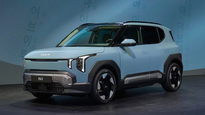 Kia EV2 em estreia no salão automóvel de Bruxelas