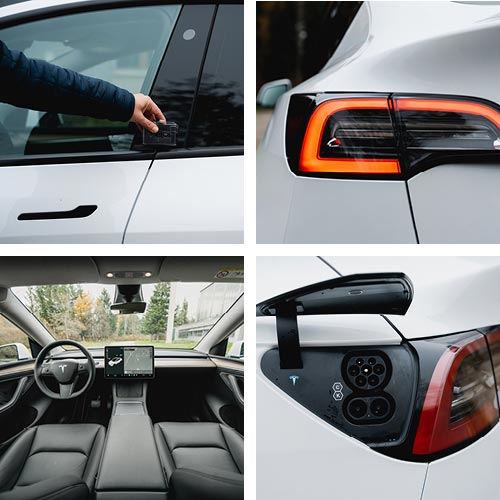 Tesla Model Y com amplo equipamento de série por um preço atrativo. Condução ágil e segura.