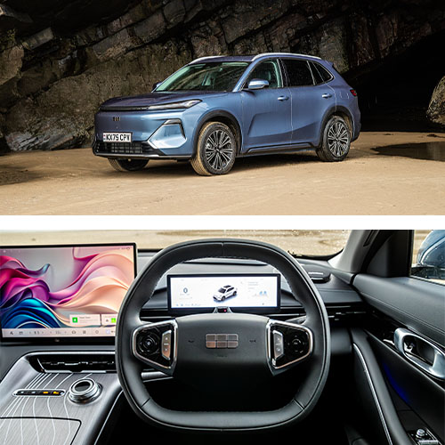 Geely Starray EM-i é o híbrido plug-in da marca. Custa desde 35 500 euros.