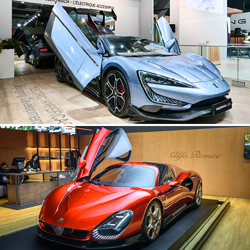 Carros de sonho, como o BYD Yangwang U9 e o Alfa Romeo 33 Stradale, seduziram o público.