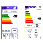 etiqueta energética antiga e etiqueta energética nova da máquina de lavar loiça Bosch