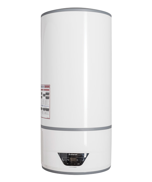 Ariston Lydos Hybrid disponível em versões de 80 e 100 litros de capacidade, com e sem wi-fi. Custa 699 euros.