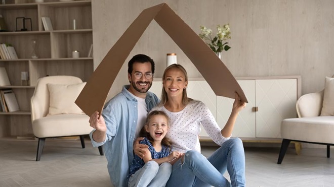 familia em casa