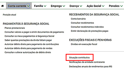 Situação contributiva