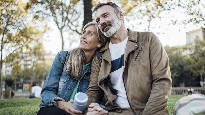 Casal de meia idade