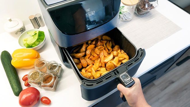 Batatas na air fryer