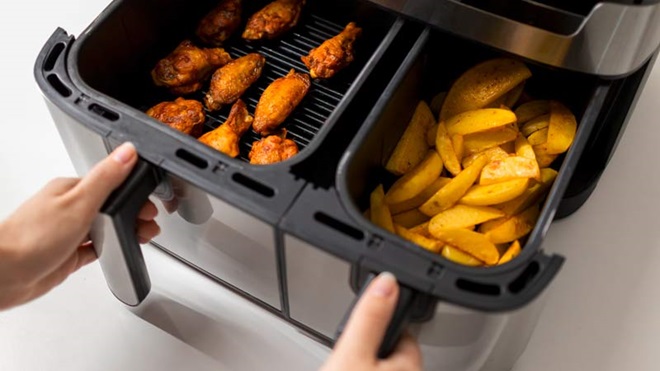 Airfryers com gaveta dupla