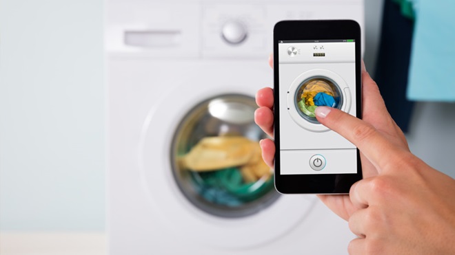 Máquinas de lavar roupa inteligentes