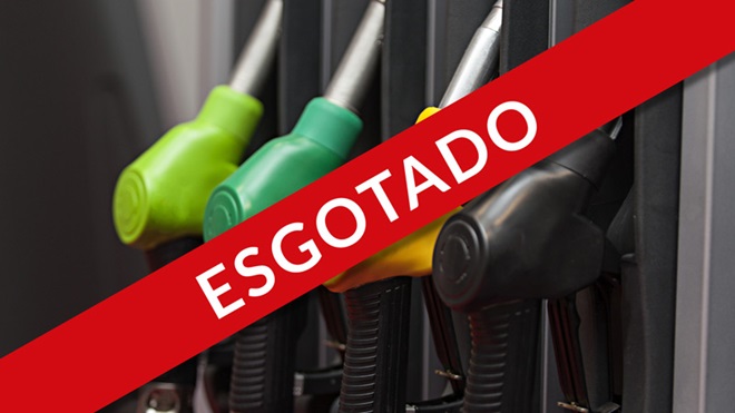 gasolina esgotada