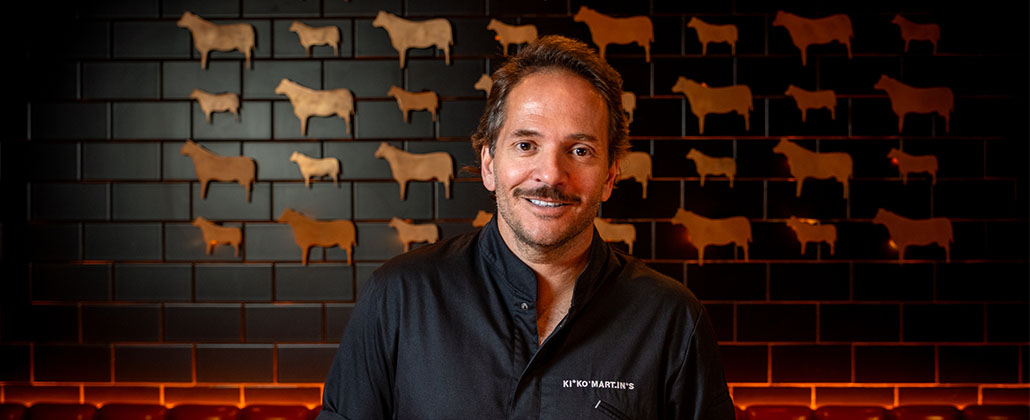 Chef Kiko Martins no seu restaurante O Talho, em Lisboa