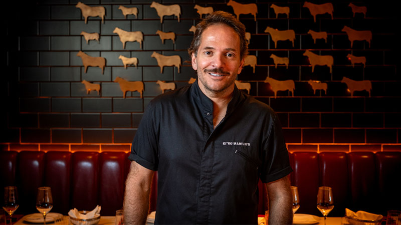 Chef Kiko Martins no seu restaurante O Talho, em Lisboa