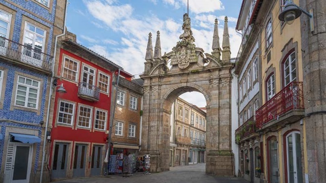 Arco da Porta Nova em Braga