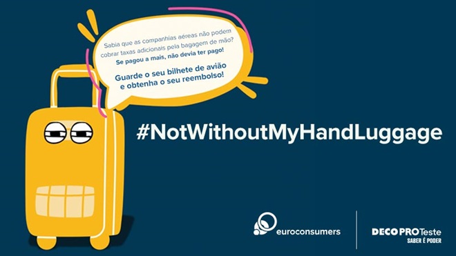taxas adicionais cobradas pelas companhias aéreas pela bagagem de mão