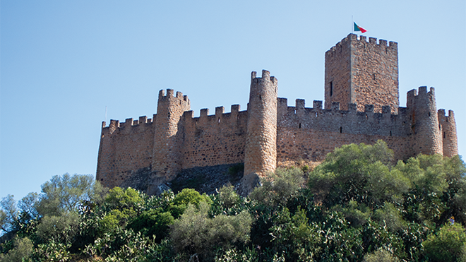 Castelo de Almourol na Rota dos Templários