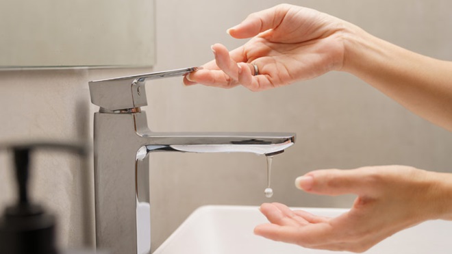 Torneira com pouca água