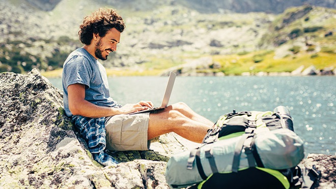 Internet durante as férias sem fidelização