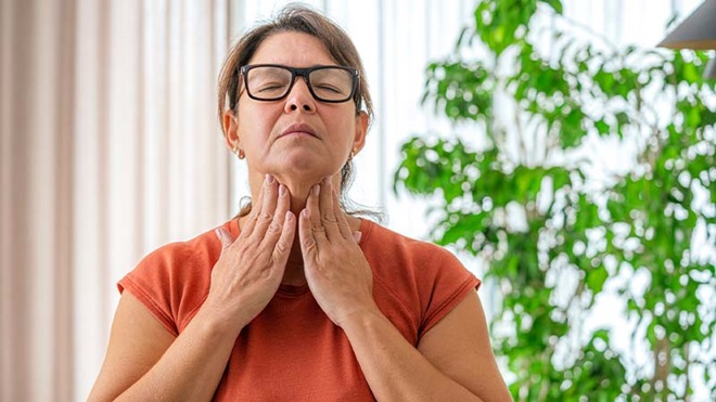 ilustração sobre tiroide