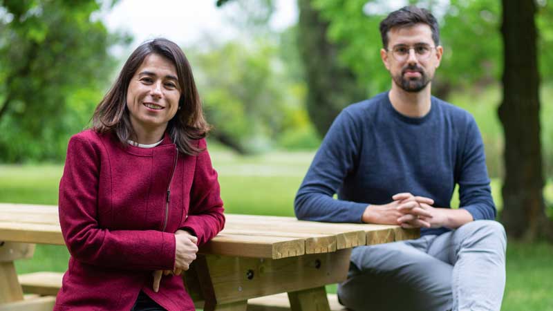 Sónia Dias e Cristiano Figueiredo, os entrevistados