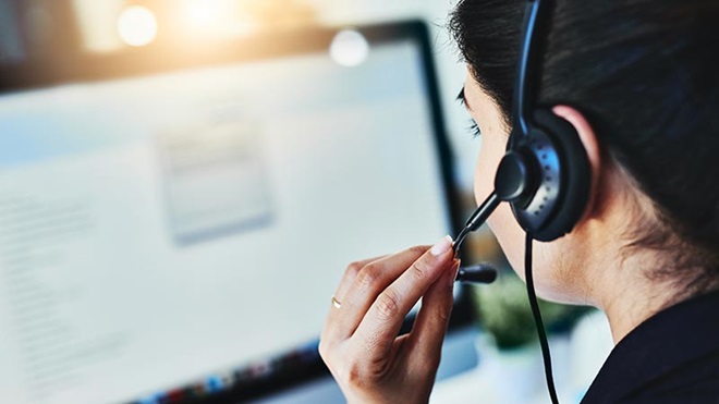 Operadora de call center