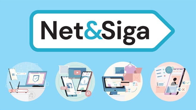 Logótipo do projeto Net & Siga