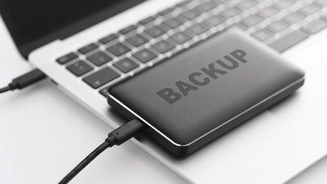 disco externo ligado a um portátil