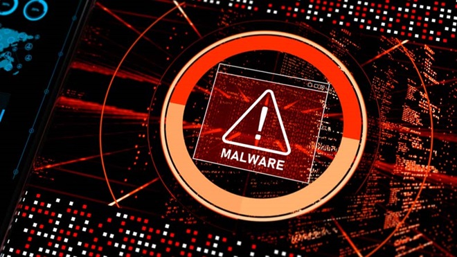sistema informático a alertar sobre a presença de malware