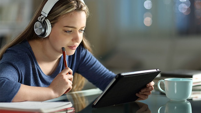 Estudar com tablet