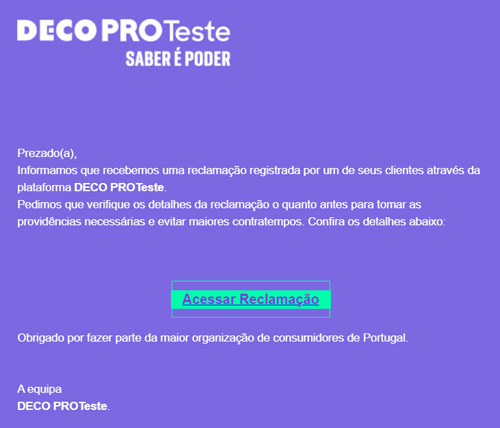 Fraude online printscreen