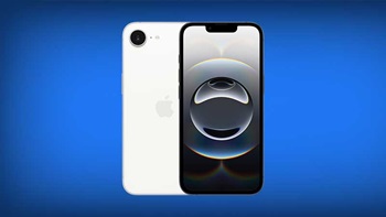 iPhone 16e: vista frontal e vista traseira