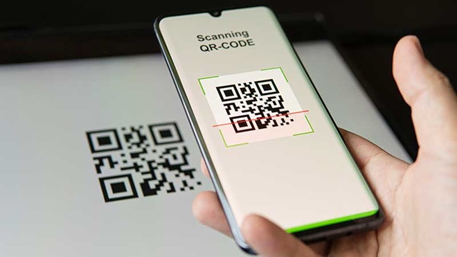 Ler o QR code com o telemóvel