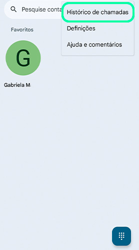 Screenshot instalar app google chamadas