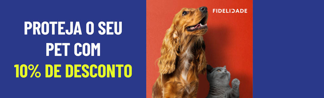 Proteja o seu pet com 10% de desconto