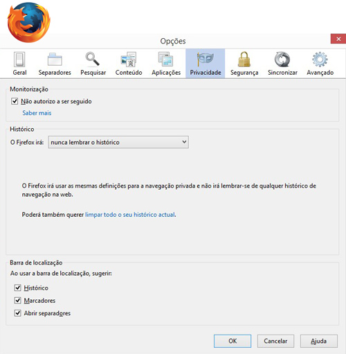 Como navegar na Internet sem deixar rasto