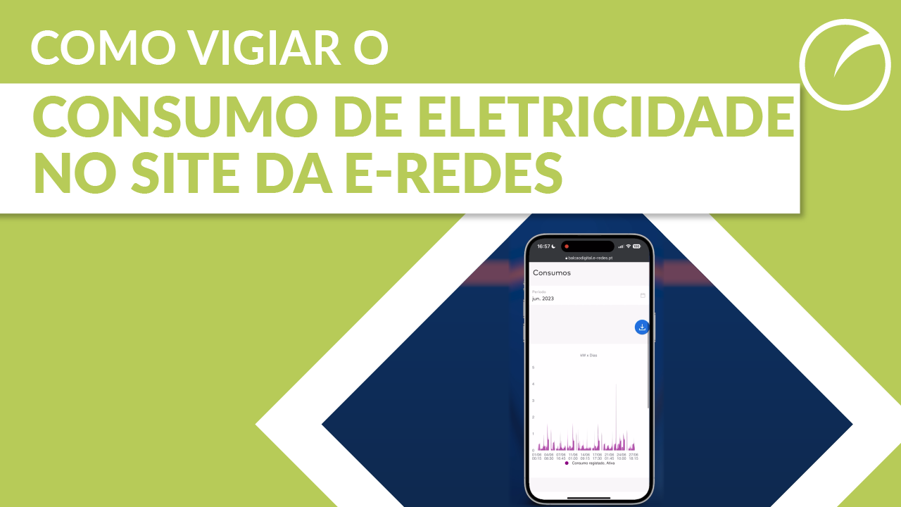 Vigiar o consumo de eletricidade no site da E-Redes