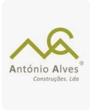 Logo da empresa de construções António Alves.