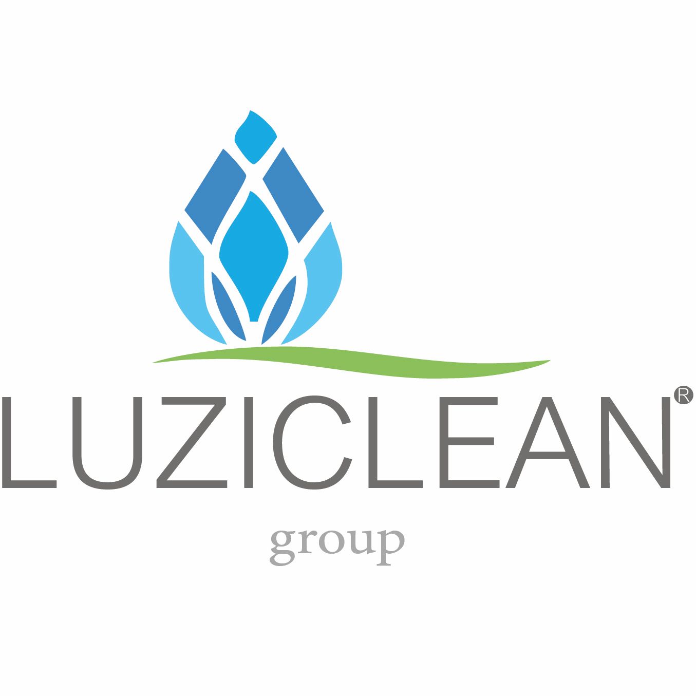 Logo da Luziclean em fundo branco.