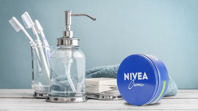 creme nivea lata azul